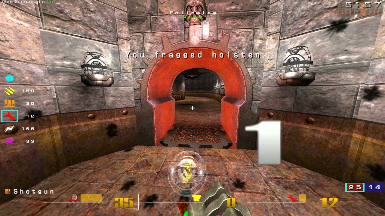 Quake 3 OSP: TDM 2v2, Strelka, Huina Team vs Saint Petersburg Team, 3rd map, pro-q3dm6 смотреть онлайн