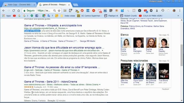 Copie textos automaticamente ao selecionar com o mouse no seu browser - É Hora de Chrome HD смотреть онлайн