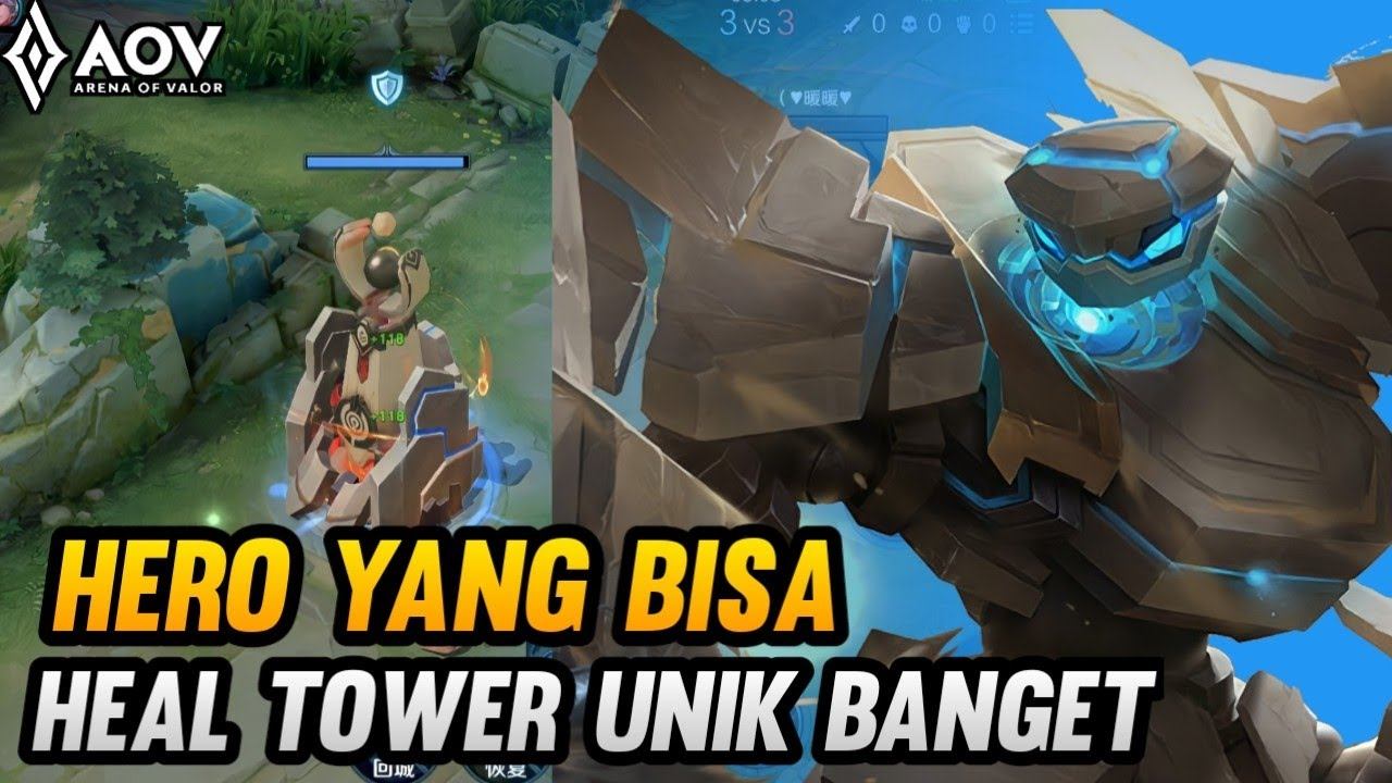 AoV : HEROES WHO CAN HEAL TOWER TOO OP | DUN SHAN GAMEPLAY - ARENA OF VALOR/KOG смотреть онлайн