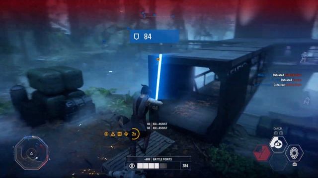 STAR WARS Battlefront 2: Error 201 Ruins Rey Decimation On Endor - Galactic Assault
