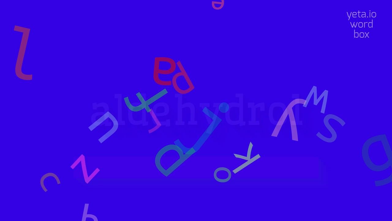 ALDEHYDROL - HOW TO PRONOUNCE IT? #aldehydrol смотреть онлайн