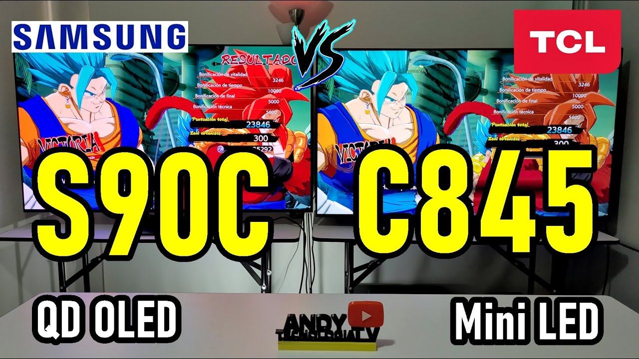 SAMSUNG S90C Vs TCL C845 / QD OLED Vs Mini LED / 144Hz 4K VRR Freesync VRR GSync