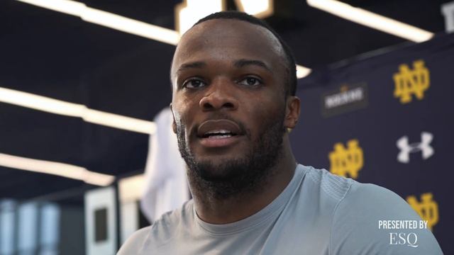 Notre Dame DE Isaiah Foskey on Success vs. Cal & Facing Tempo of UNC смотреть онлайн