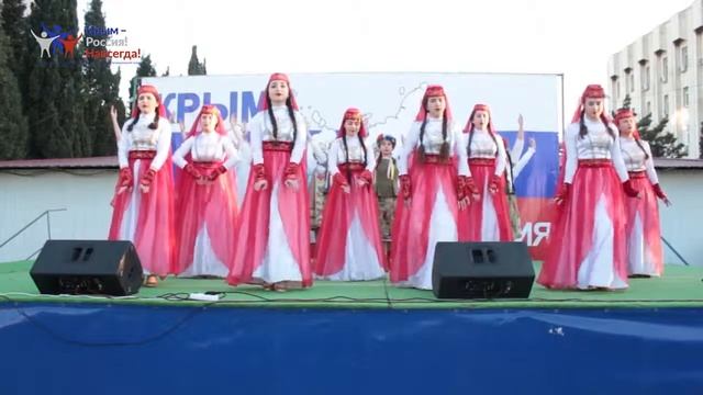 г. Судак. Музыкальная общественно-патриотической акция «Крымская весна» смотреть онлайн