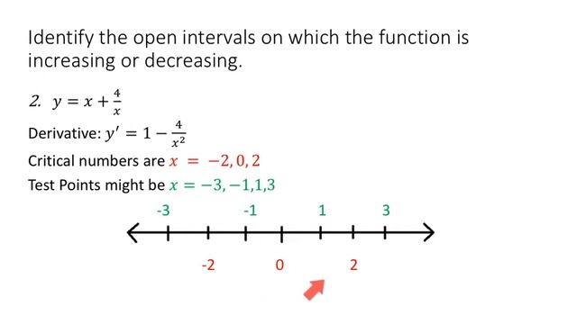 1411 Sec 3.3 Increasing and Decreasing Functions Part 1 смотреть онлайн