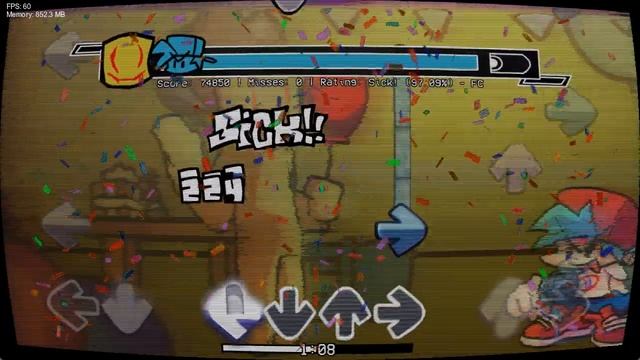 Celebration (FNF Analog Funkin) смотреть онлайн