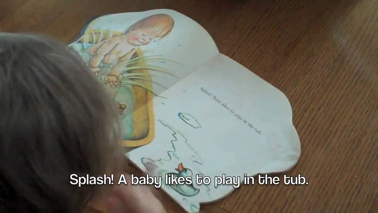 Gaby reads The Baby Book смотреть онлайн