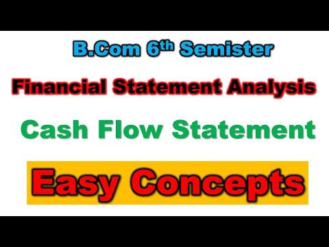 Lec-11 || Cash Flow Statement || For B com 6th Semester || Complete Sum in Depth Analysis смотреть онлайн