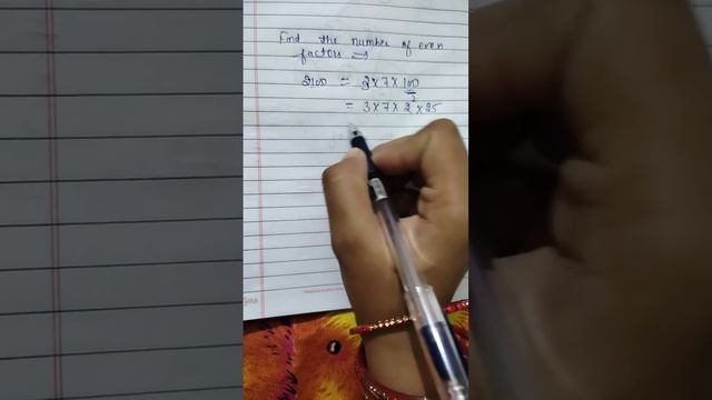 find the number of even factors #math #mathstricks #viralreels смотреть онлайн