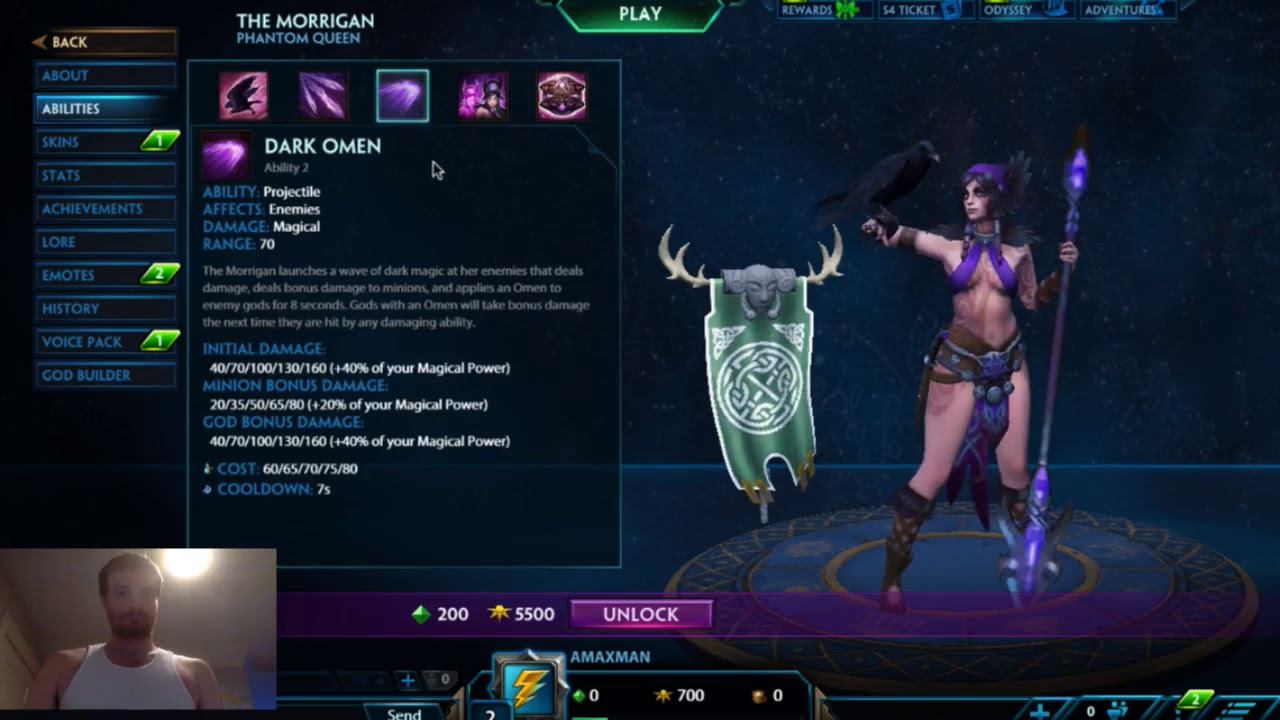 The Morrigan SMITE AMAXMAN Max Rabe God Clicking смотреть онлайн