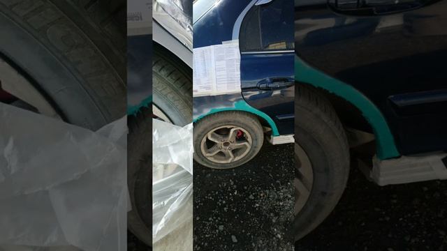 Покраска крыла переходом. смотреть онлайн