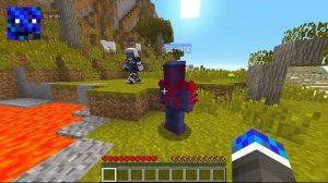 😈Майнкрафт Спидран СУПЕРГЕРОИ против ОХОТНИКОВ! 3 на 3 супергерои