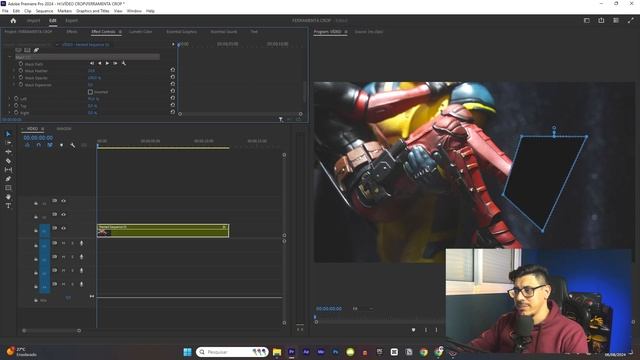 Como usar a Ferramenta CROP no Adobe Premiere 2024 | Guia Completo смотреть онлайн