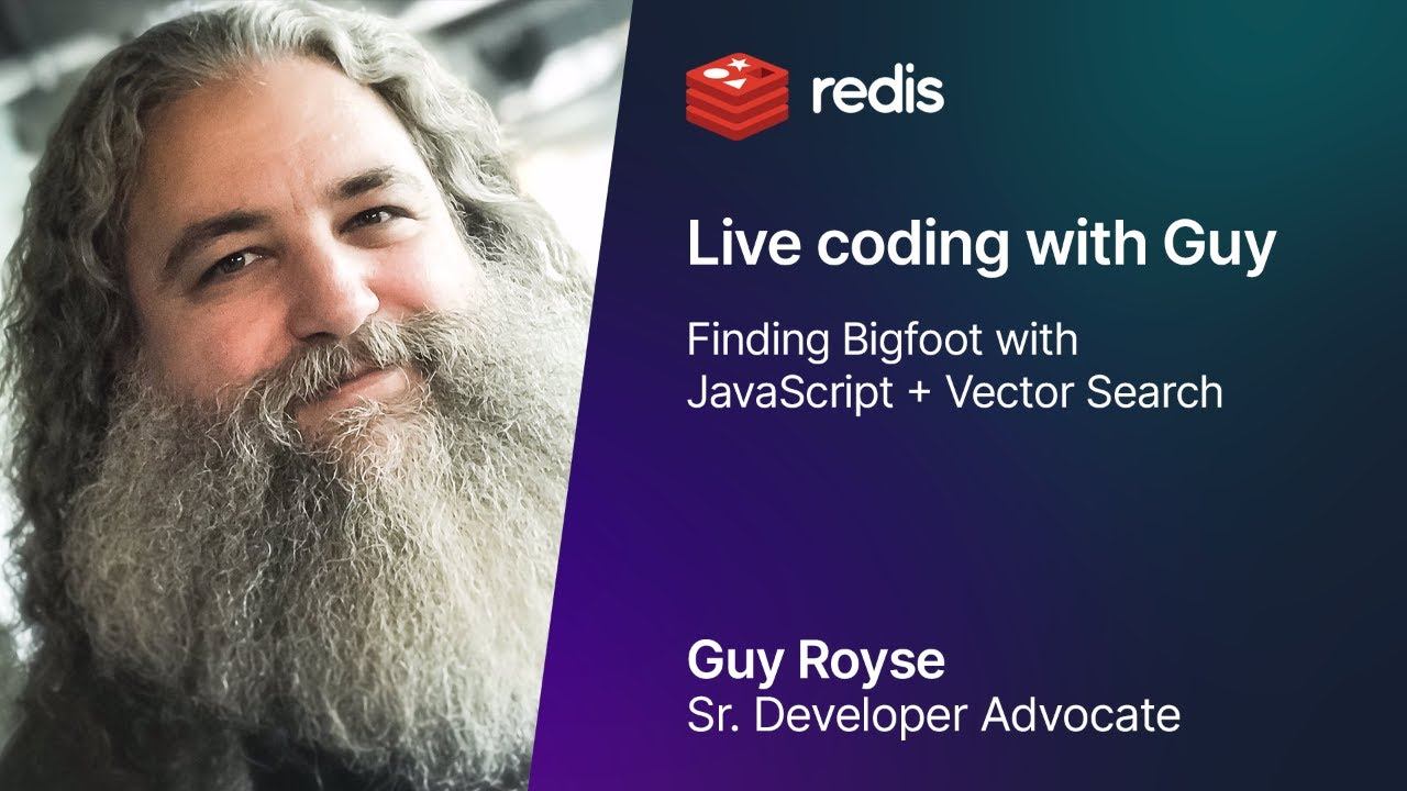 Live coding with Guy: Finding Bigfoot with JavaScript + Vector Search смотреть онлайн