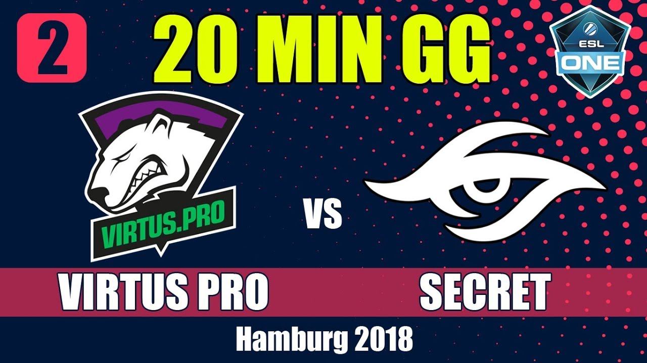 VP vs Secret - 20 MIN GG! - Game 2 BO3 - ESL One Hamburg 2018 - Semi Final смотреть онлайн
