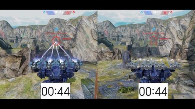 Calamity VS Tempest Comparison in |War Robots| смотреть онлайн