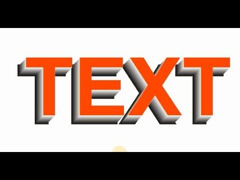 How to make 3D text in CorelDraw 2023 | CorelDraw me 3D Text kese banaye смотреть онлайн