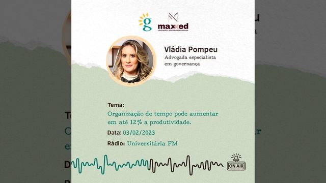 Rádio Universitária Maxxed Organização de tempo pode aumentar em até 12% a produtividade смотреть онлайн
