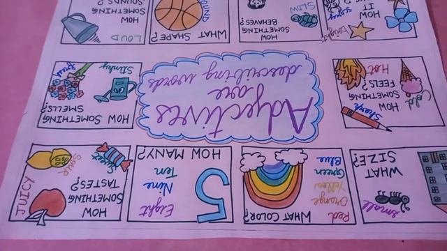 Adjectives by Samraddh - Describing Words - Project Work смотреть онлайн