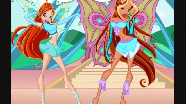Winx Club - Flora And Bloom - Deceptix - Valtor and Ogron (song in description at bottom) смотреть онлайн