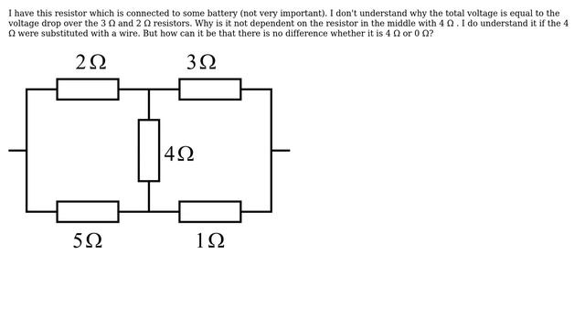 Why is voltage drop independent of this 4 Ohm resistor? (2 Solutions!!) смотреть онлайн