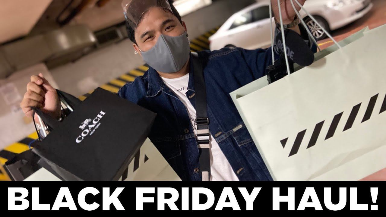 MY BLACK FRIDAY SHOPPING & HAUL UNBOXING! (50% SALE OFF-WHITE, COACH, JORDAN, etc) смотреть онлайн