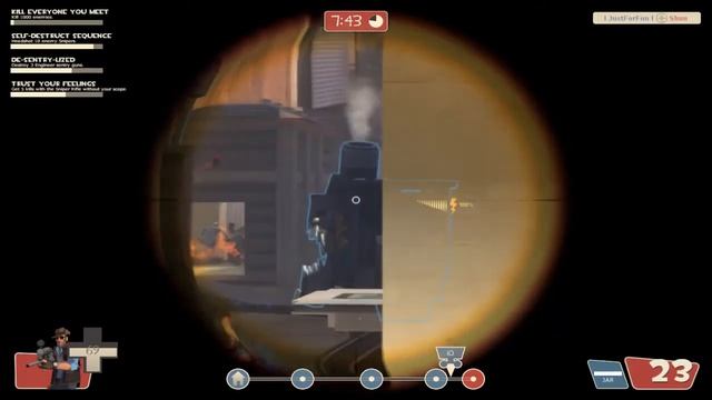 Team Fortress 2 - pl_frontier - Sniper gameplay Part 2 смотреть онлайн