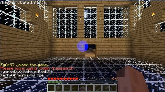 Minecraft Как зайти на сервер в v1.8 часть 1 смотреть онлайн