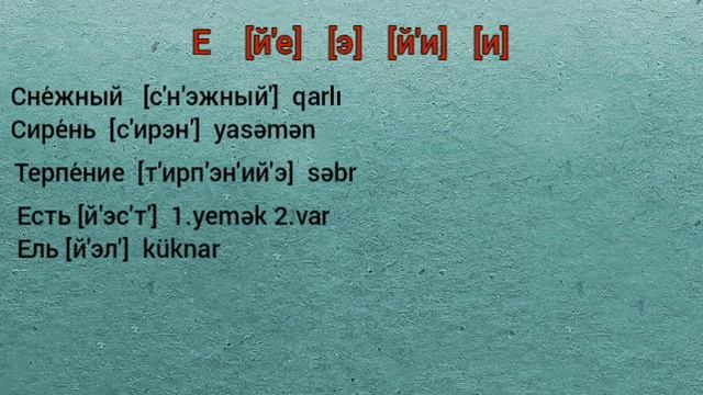 Rus Dili. Fonetika. Online Dersler ✅ Whatsaap 055 655 07 02