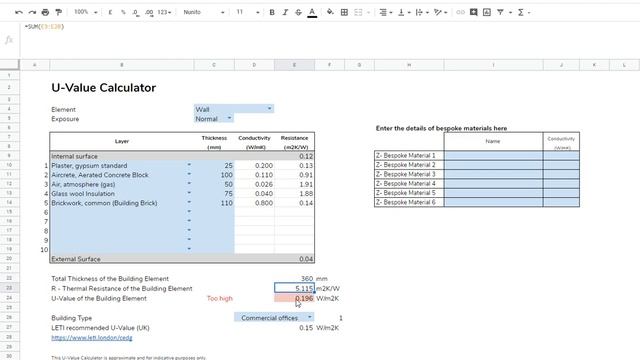 How to calculate U-Values for a wall with my simple (and FREE) U Value calculator spreadsheet смотреть онлайн