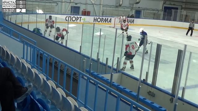 8.02.2023 Ишимбай "Золотая шайба" КРИСТАЛЛ - ХК ЖЛУКТОВА смотреть онлайн