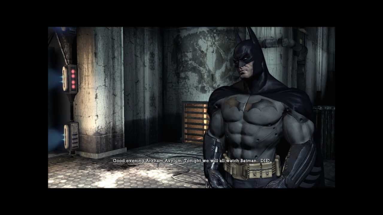 Batman Arkham Asylum Challenge 1 HD смотреть онлайн
