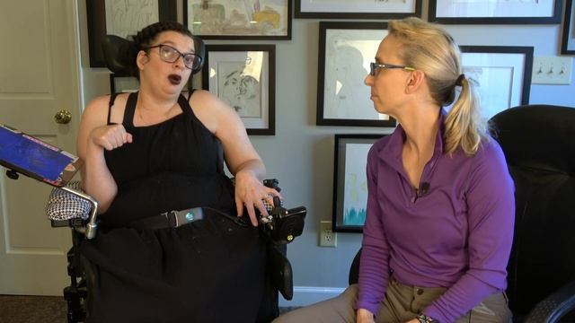 Let's Talk To An Adult With Severe Physical Involvement Due To Cerebral Palsy: Stacy Marx, Part 1