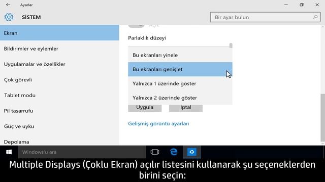 Windows 10'da Bir Bilgisayarla İki veya Daha Fazla Monitör Kullanma смотреть онлайн