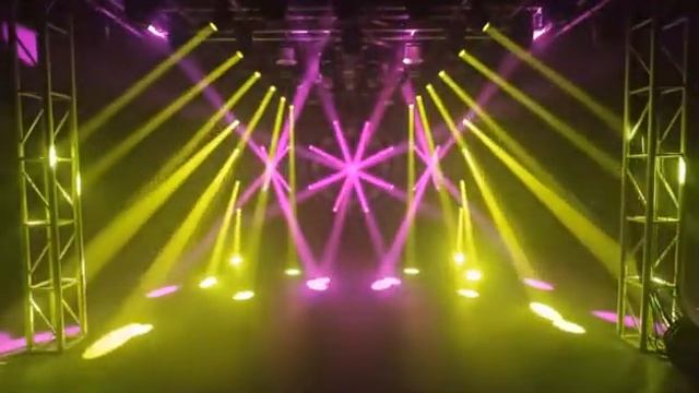 ELF 100 BEAM , 100W LED BEAM DISCO LIGHT--function video смотреть онлайн