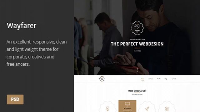 Wayfarer | Multi-Purpose Parallax PSD Theme | Themeforest Website Templates and Themes смотреть онлайн