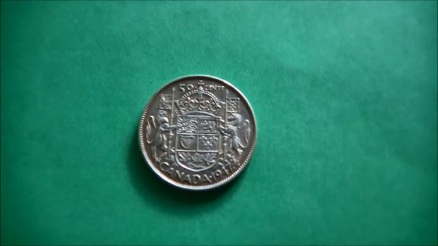 Georgivs 50 Cents/Half Dollar US Silver Coin 1947 смотреть онлайн
