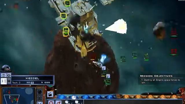 "Let's Play: Star Wars Empire at War" Part 16: Space Station Destruction смотреть онлайн