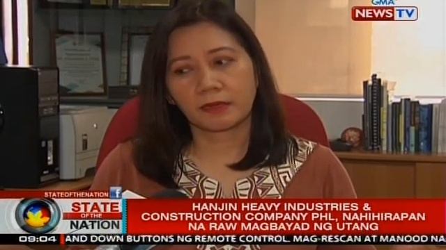 SONA: Hanjin Heavy Industries & Construction Company Phl, nahihirapan na raw magbayad ng utang смотреть онлайн