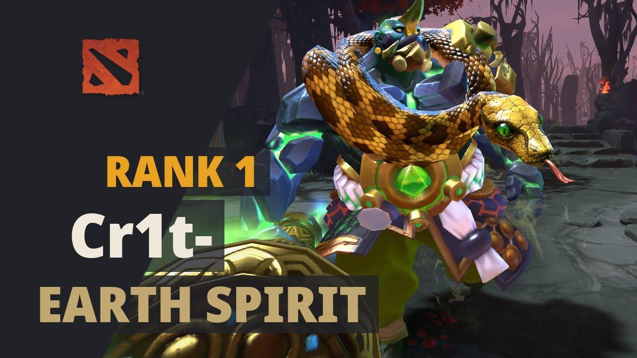 Cr1t- (Rank 1) plays Earth Spirit Dota 2 Full Game смотреть онлайн