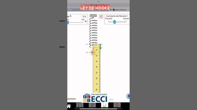 RESORTES + LEY DE HOOKE + LABORATORIO VIRTUAL #física #U ECCI #educación @matematicasuecci смотреть онлайн