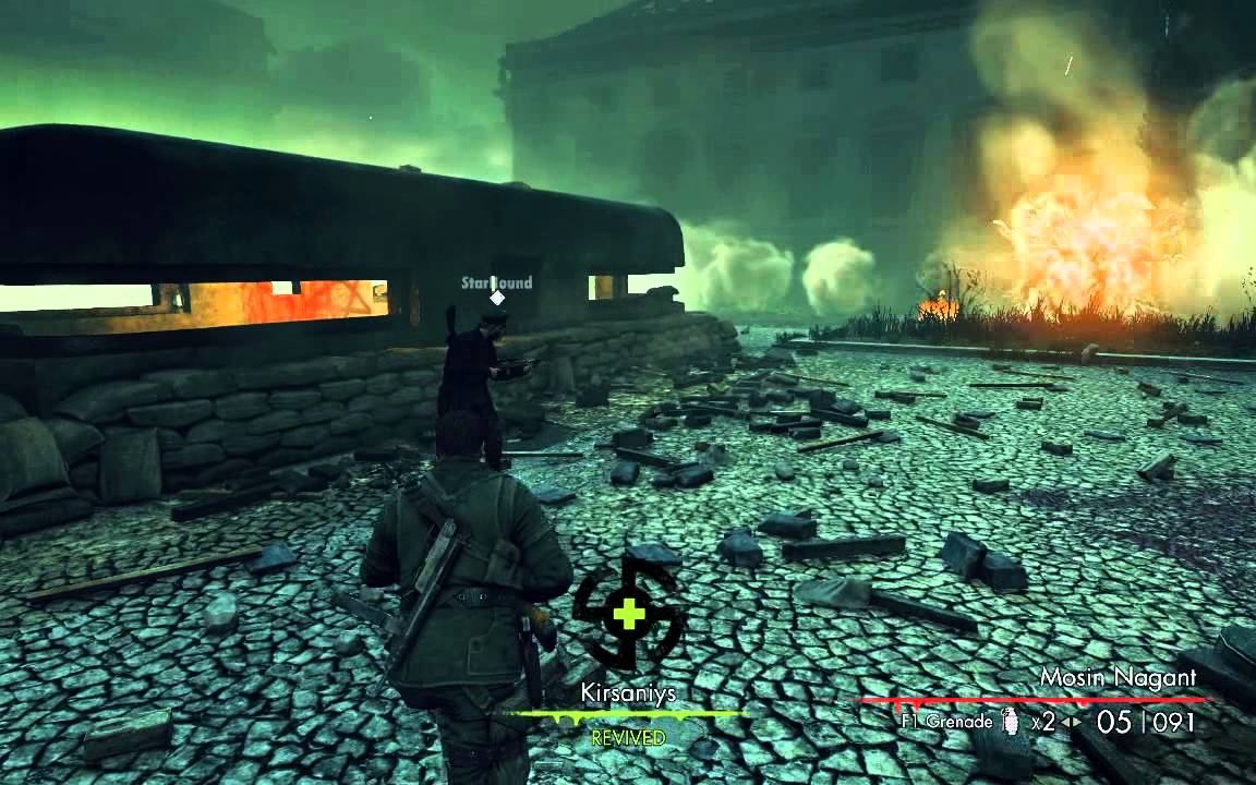 Продолжаем играть в Sniper Elite Nazi Zombie Army (часть 5) смотреть онлайн