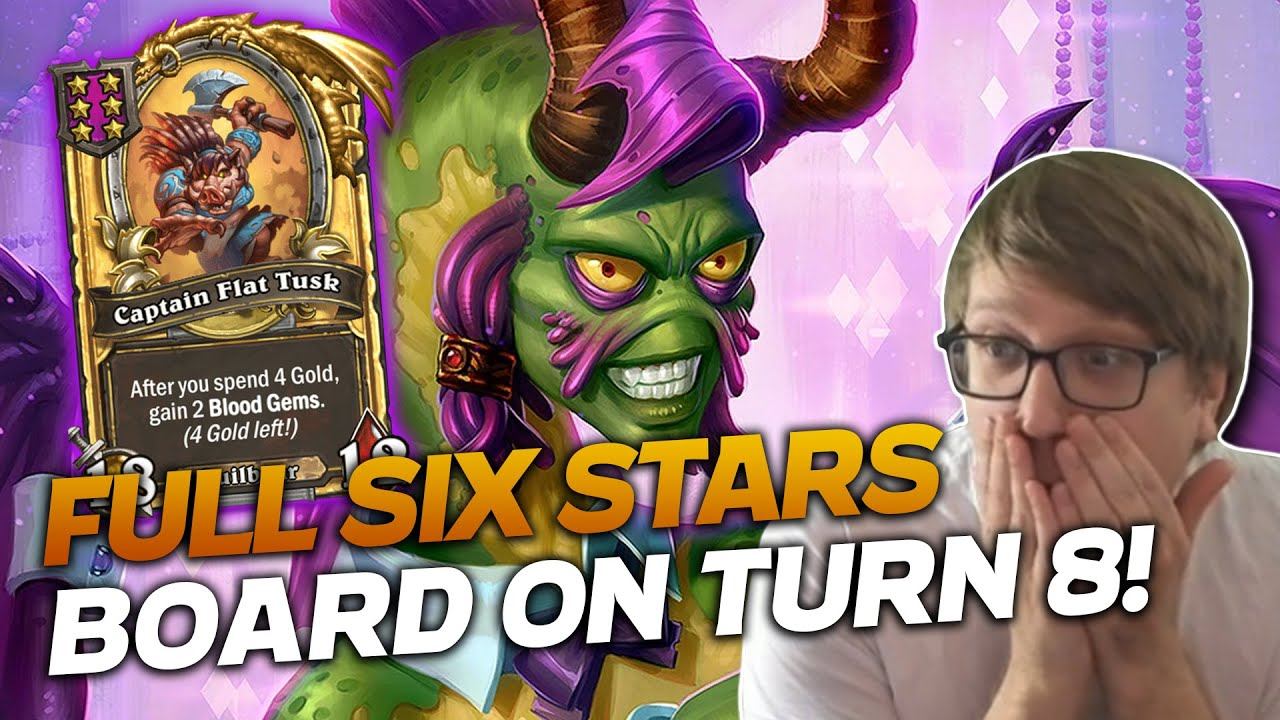 Full Board of Six Stars on Turn 8! | Hearthstone Battlegrounds | Savjz смотреть онлайн