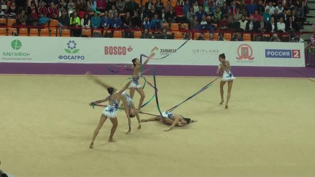 Team Japan, 5 ribbons, Grand Prix, 2015, Final, Moscow. смотреть онлайн
