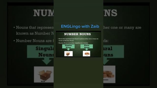 What are Number Nouns?#partsofspeech #englishteacher #Englingowithzaib смотреть онлайн