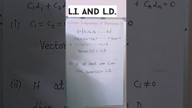 linear independence and dependence//iit jam/ CSIR NET/gate #mathematics смотреть онлайн