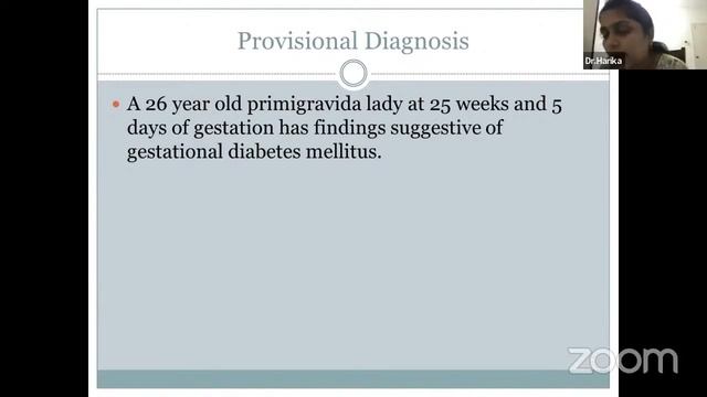 Gestational Diabetes Mellitus Case Presentation