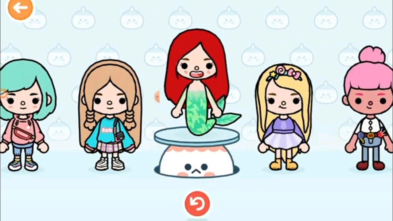 создаю мультгероев в Toca Boca: Ариэль, Рапунцель и Мася смотреть онлайн