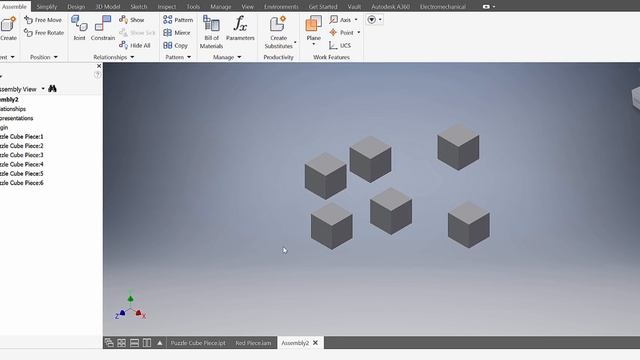The Puzzle Cube Project - Part 2 (Autodesk Inventor 2017) смотреть онлайн
