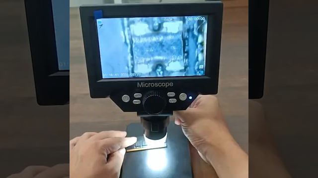 5.5" LCD Digital Microscope 1000X 1080P Coin Microscope Magnifier with Stand Soldering Microscope смотреть онлайн